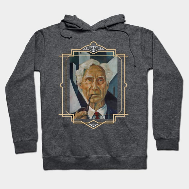 Bertrand Russell Hoodie by ReneeBolinger